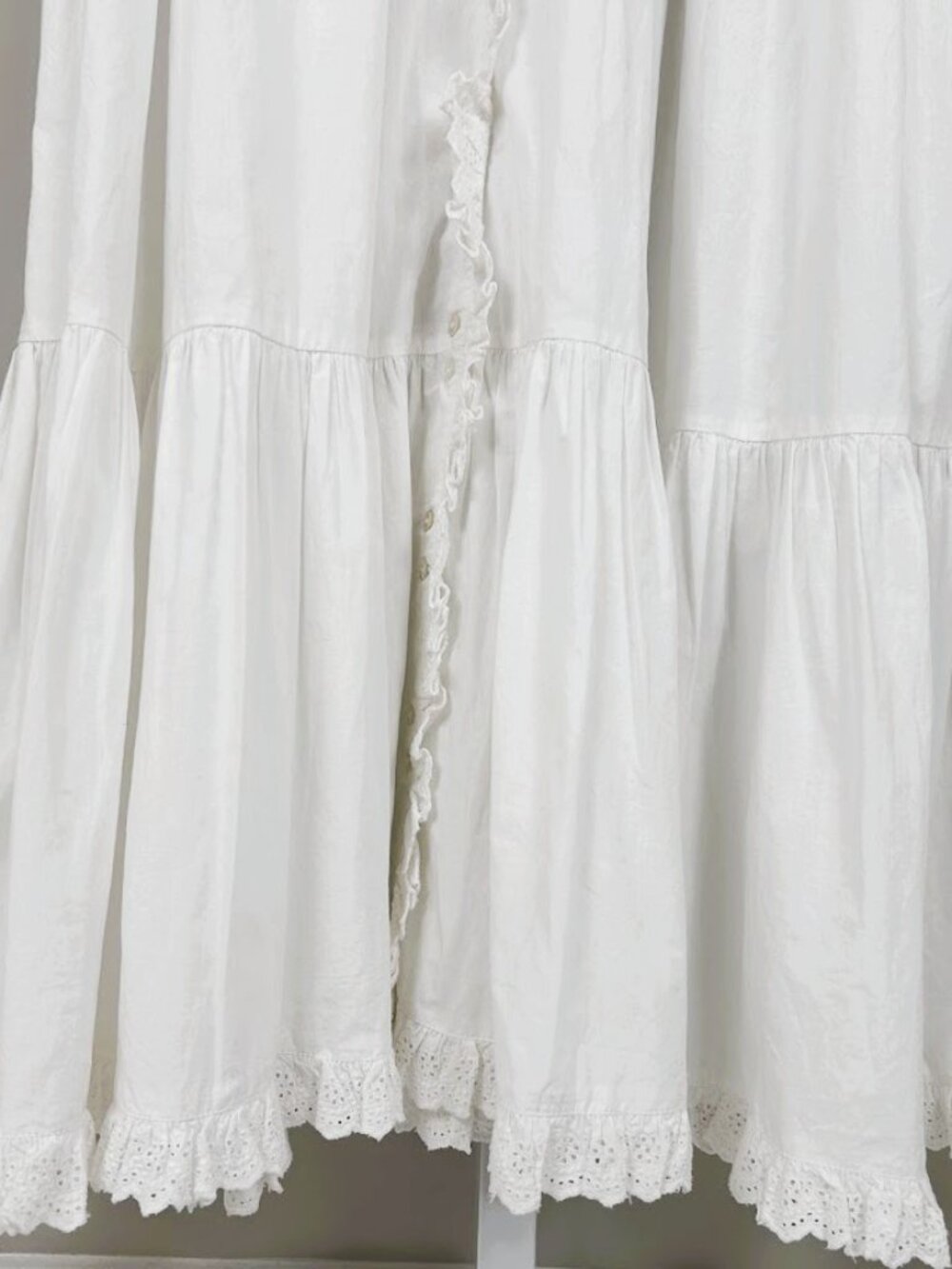 *Sold*NWT DOEN Darby Dress in Powder | Size XL | Vintage-Inspired Eyelet - Picture 7 of 13